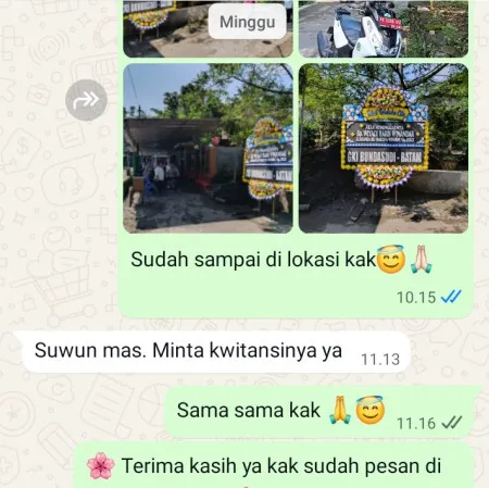 Pengiriman Papan Bunga Duka Pekayon